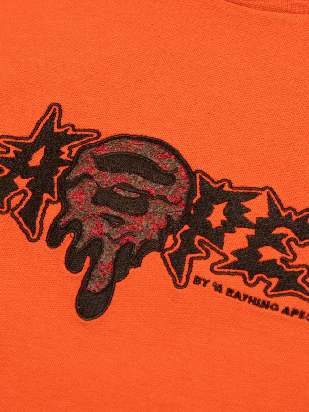 AAPE BY *A BATHING APE T-shirt met print Oranje