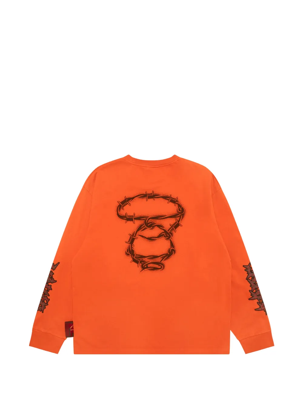 AAPE BY *A BATHING APE T-shirt met print Oranje