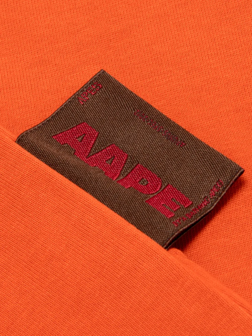 AAPE BY *A BATHING APE T-shirt met print Oranje