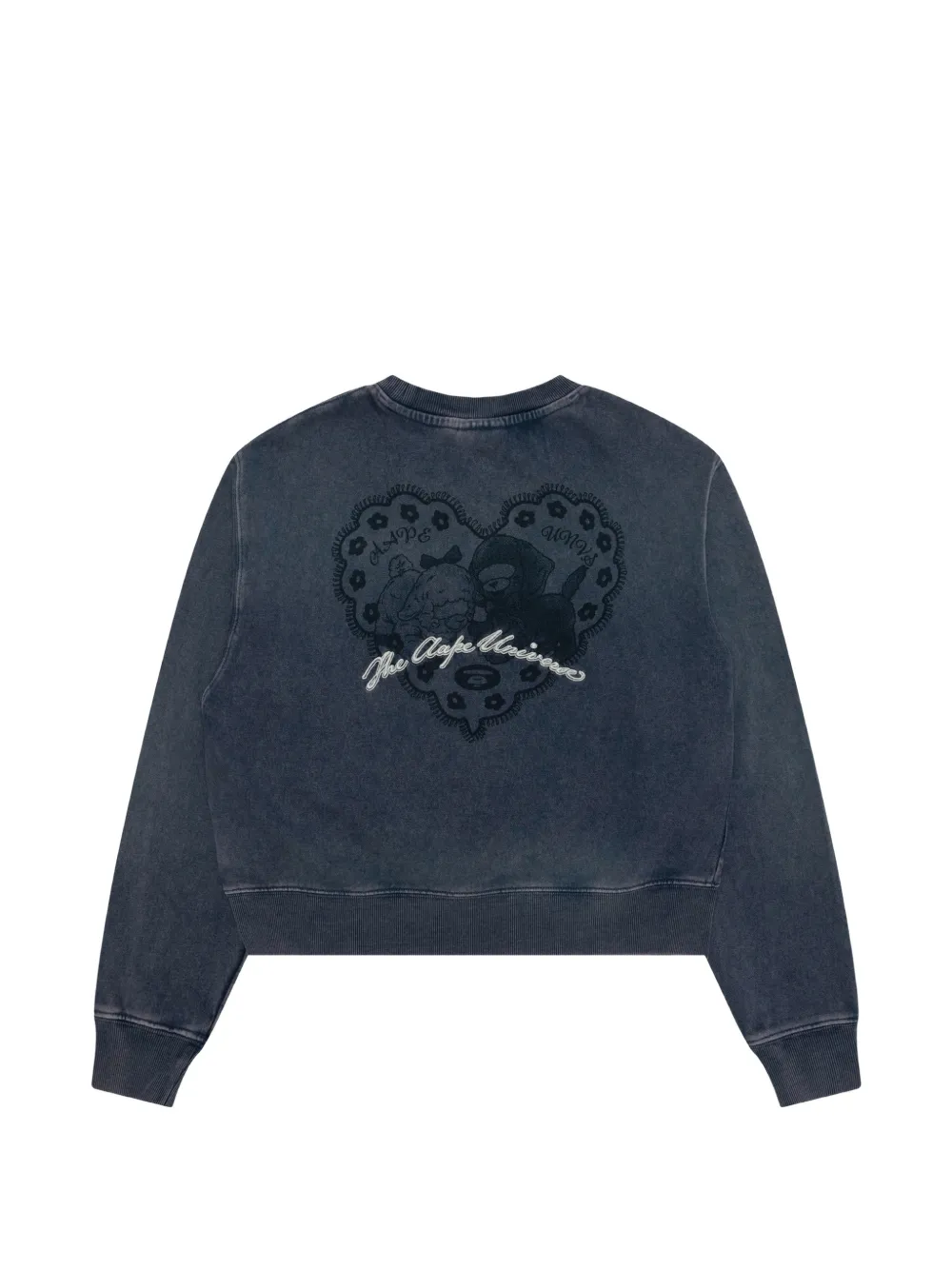 AAPE BY *A BATHING APE Sweater met print Blauw