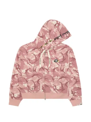 A BATHING APE® カモフラージュ パーカー | ピンク | FARFETCH JP