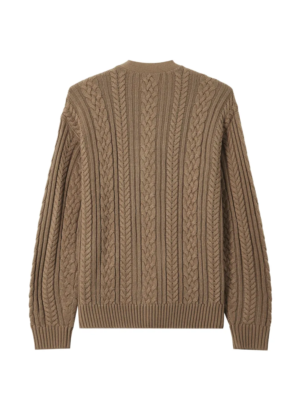 CHOCOOLATE cable-knit cardigan Bruin