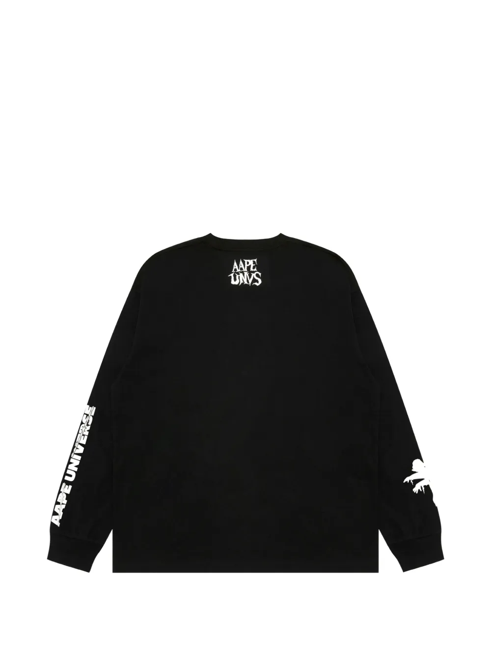 AAPE BY *A BATHING APE T-shirt met logoprint Zwart