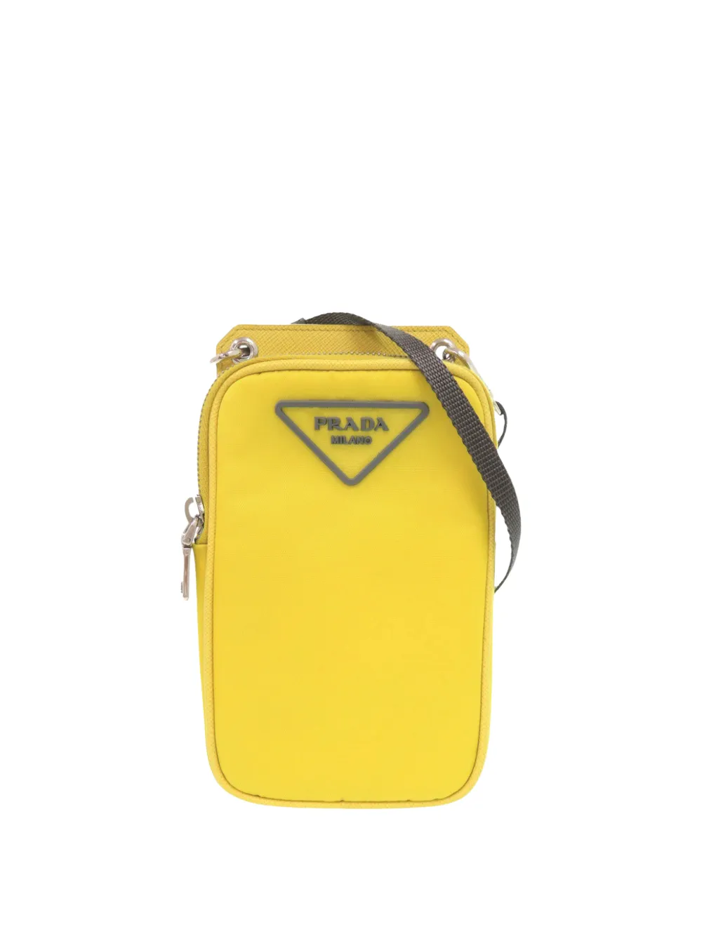 Prada Pre-Owned 2010-2026 Saffiano Phone Pouch Umhängetasche - Gelb