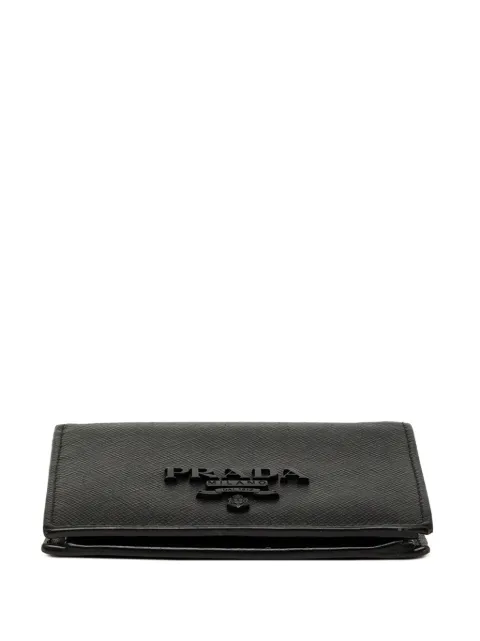 Prada Pre-Owned 2013-2026 Saffiano Bifold Compact Wallet small wallets