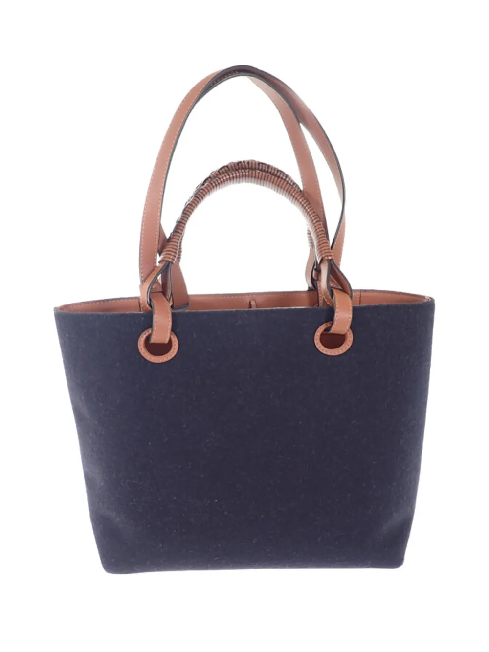 Loewe Pre-Owned petit sac à main Love Anagram en laine (2000-2026) - Bleu