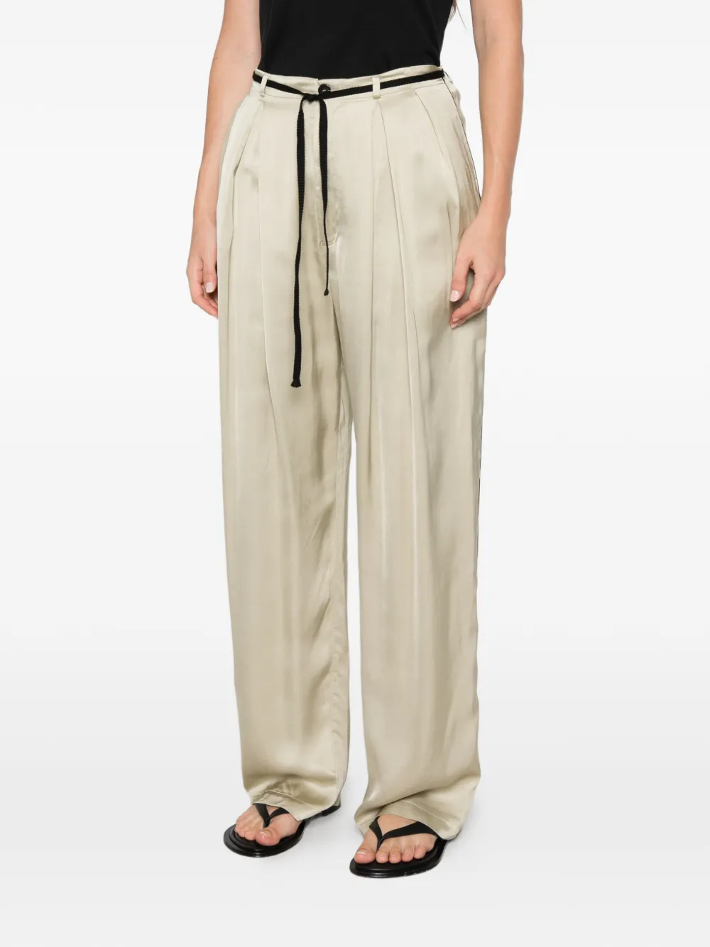 Barena Broek met trekkoord Beige
