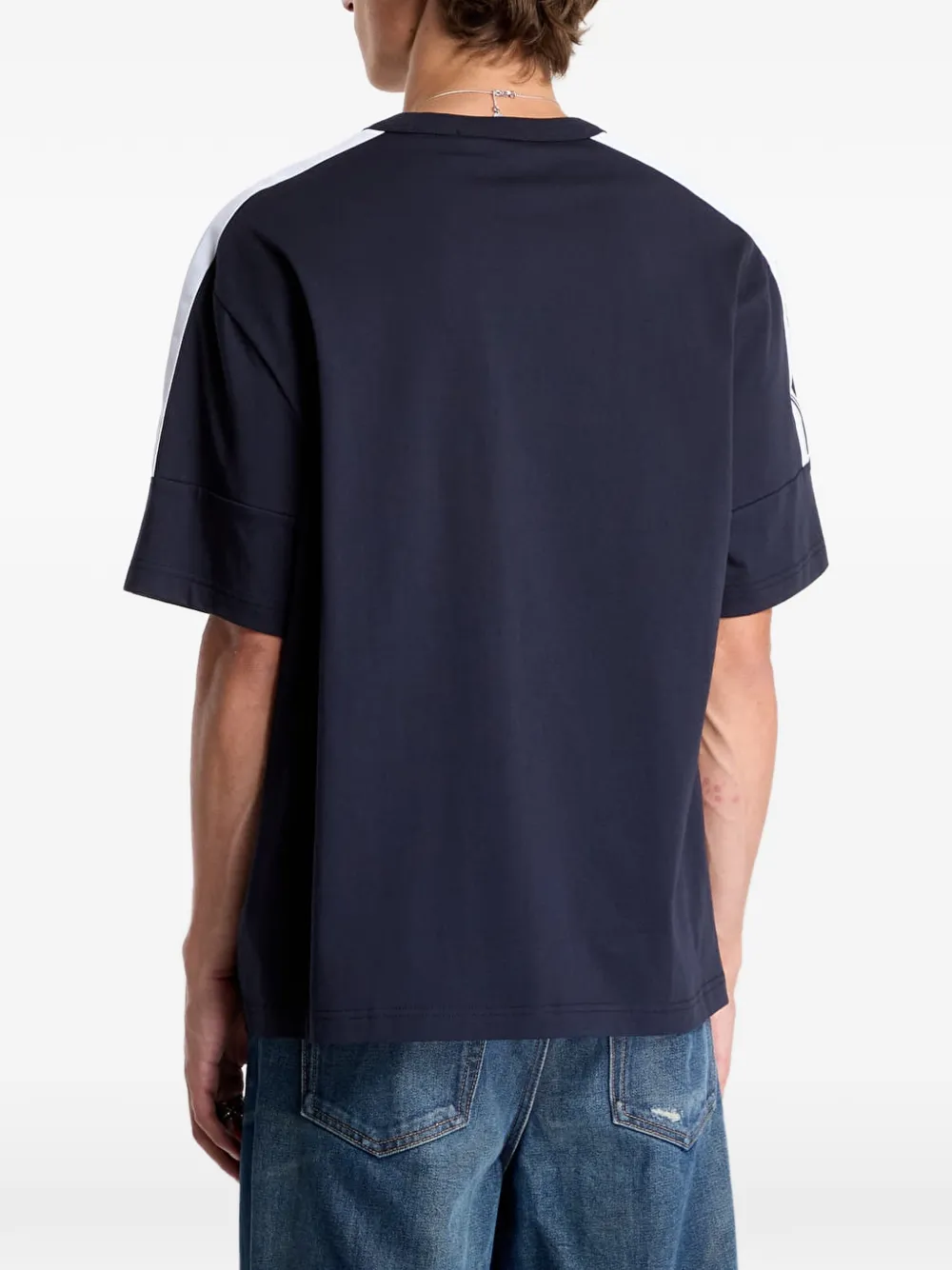 Fred Perry T-shirt met grafische print Blauw