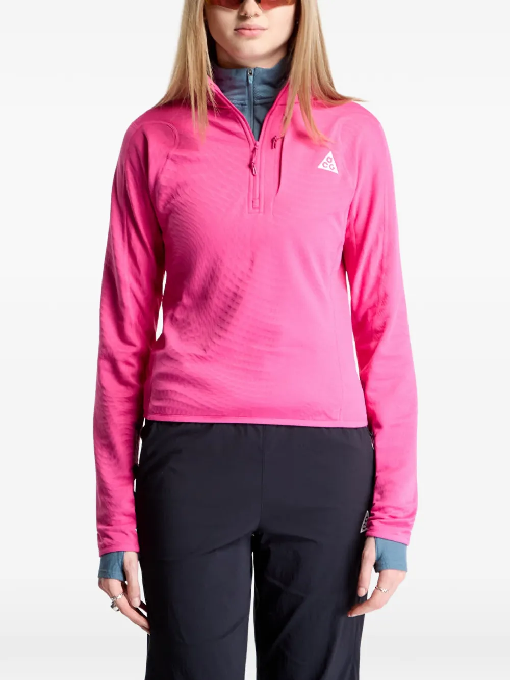 Nike Wolf Grid Therma-FIT T-shirt Roze