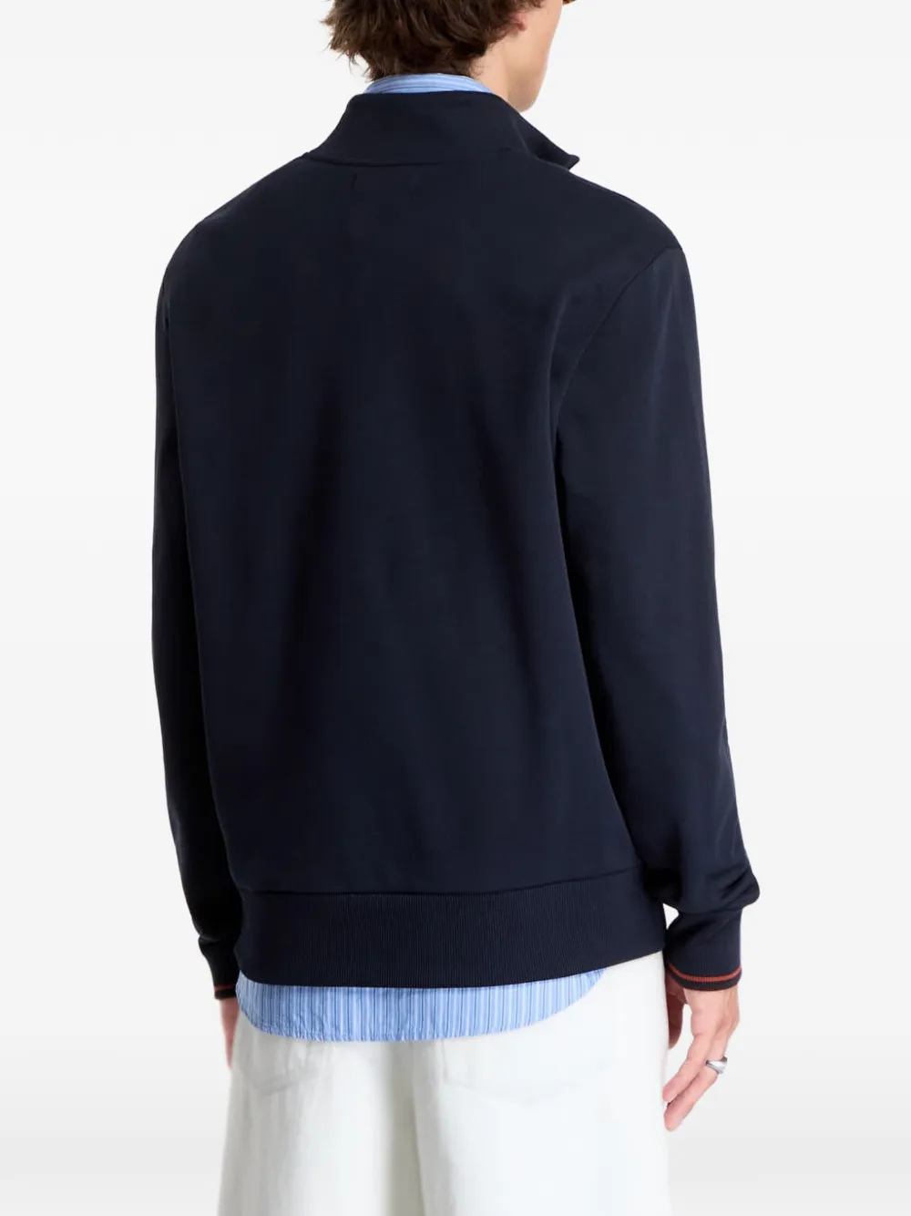 Fred Perry half-zip sweatshirt Blauw