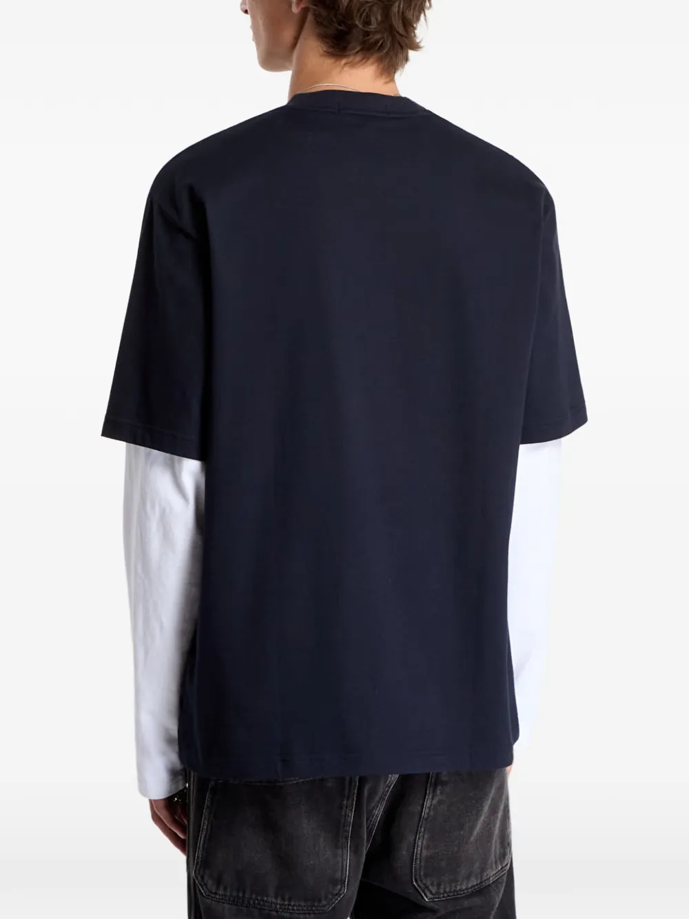 Fred Perry T-shirt met logoprint Blauw