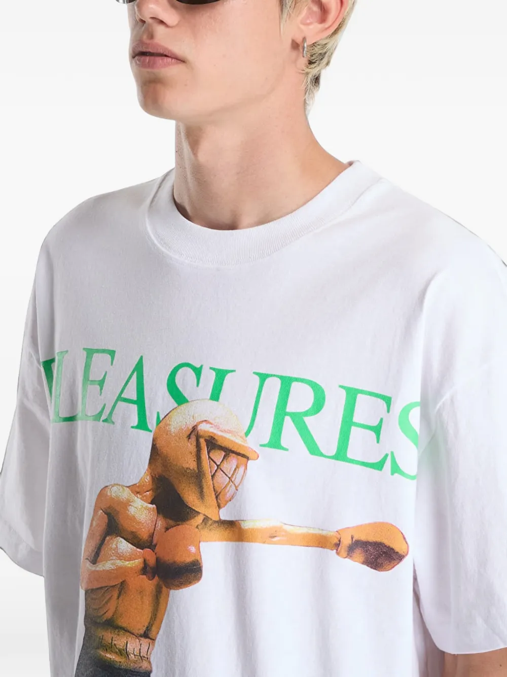 Pleasures Animals T-shirt Wit