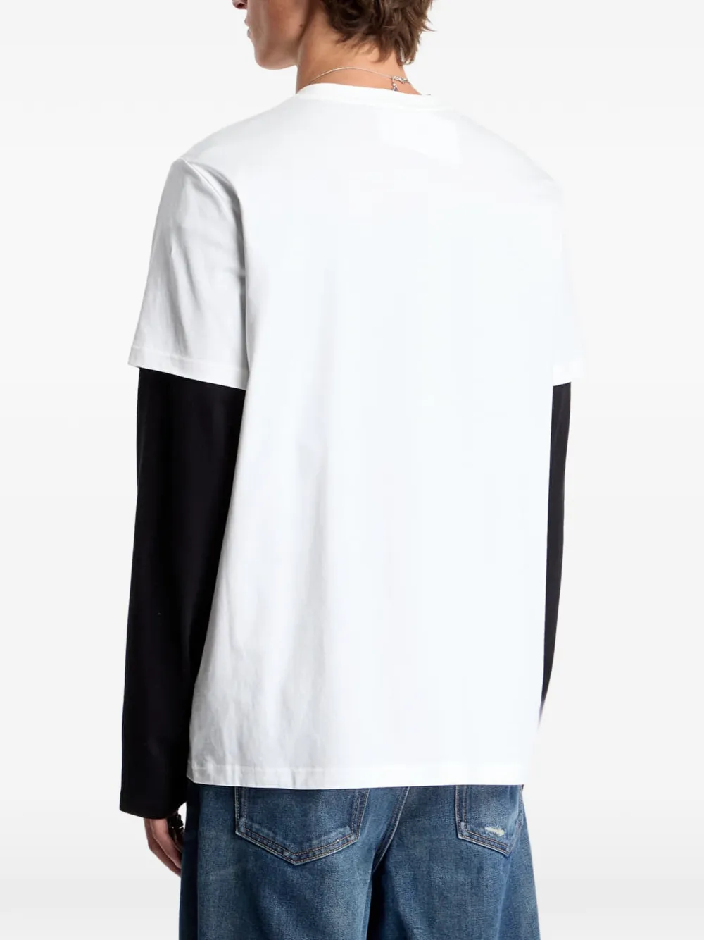 Fred Perry Laurel Wreath Digital T-shirt Wit