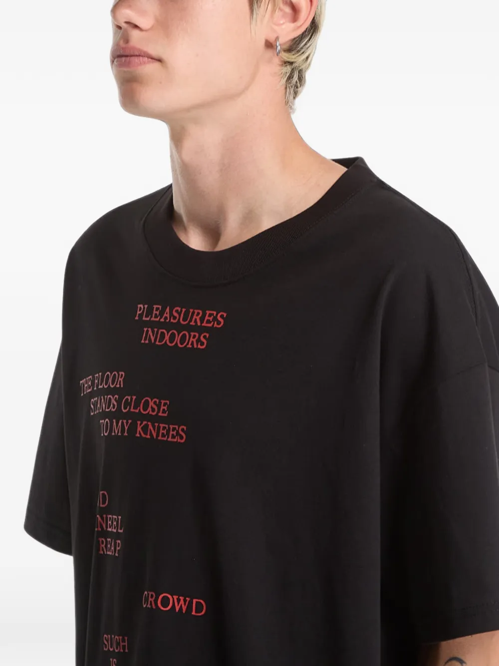 Pleasures Indoors T-shirt Zwart