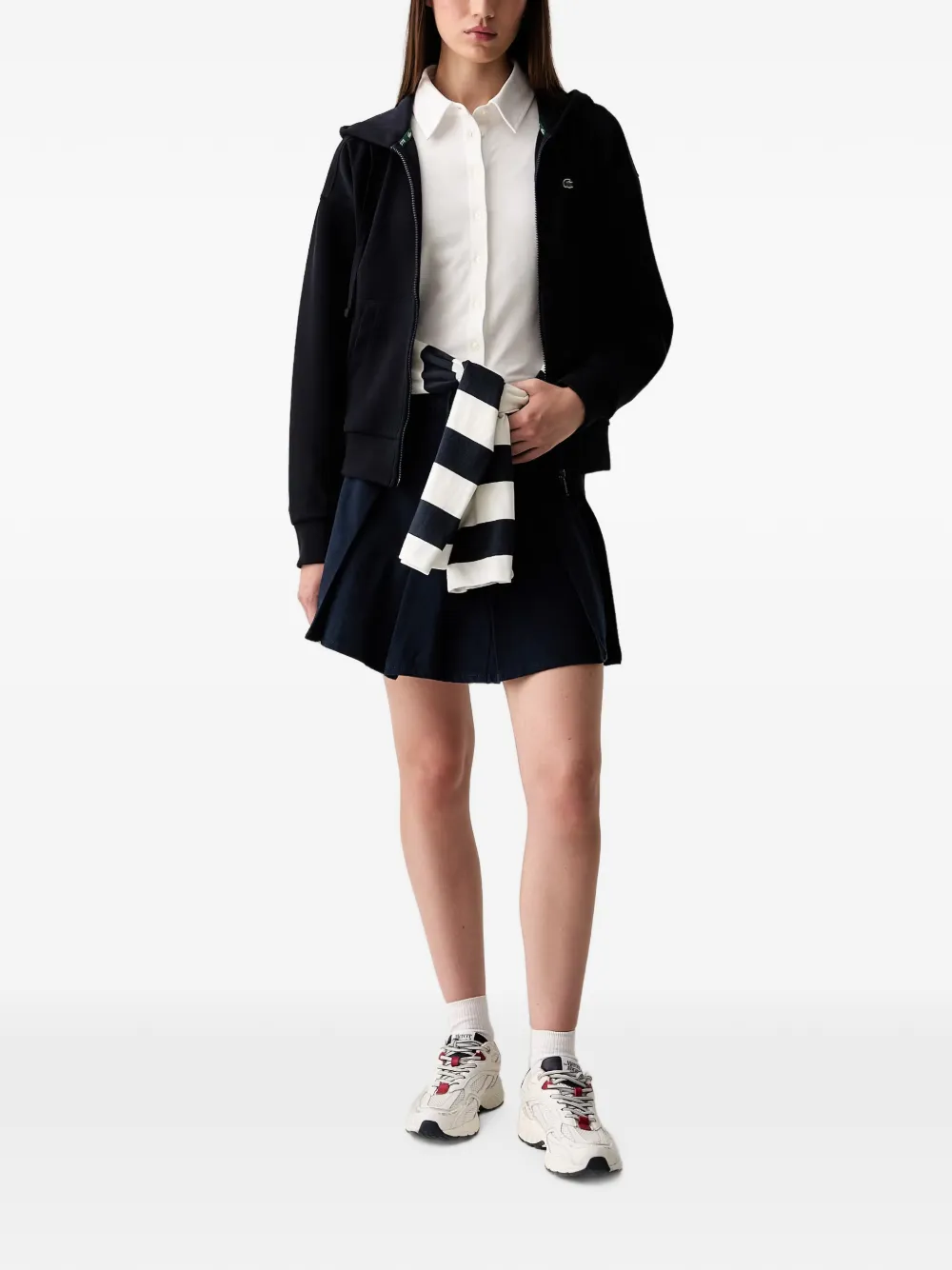 Lacoste Hoodie met logopatch Blauw