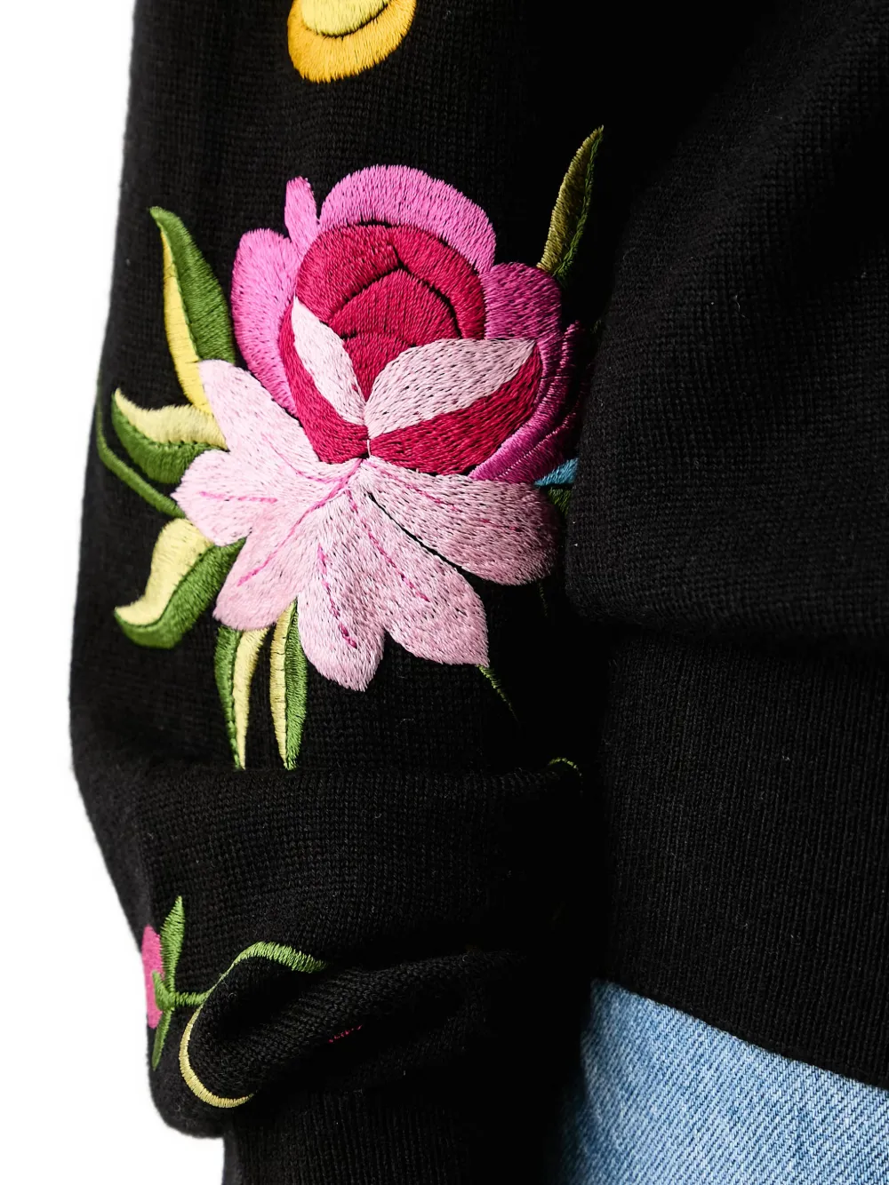 Kenzo Wildflower sweater Zwart