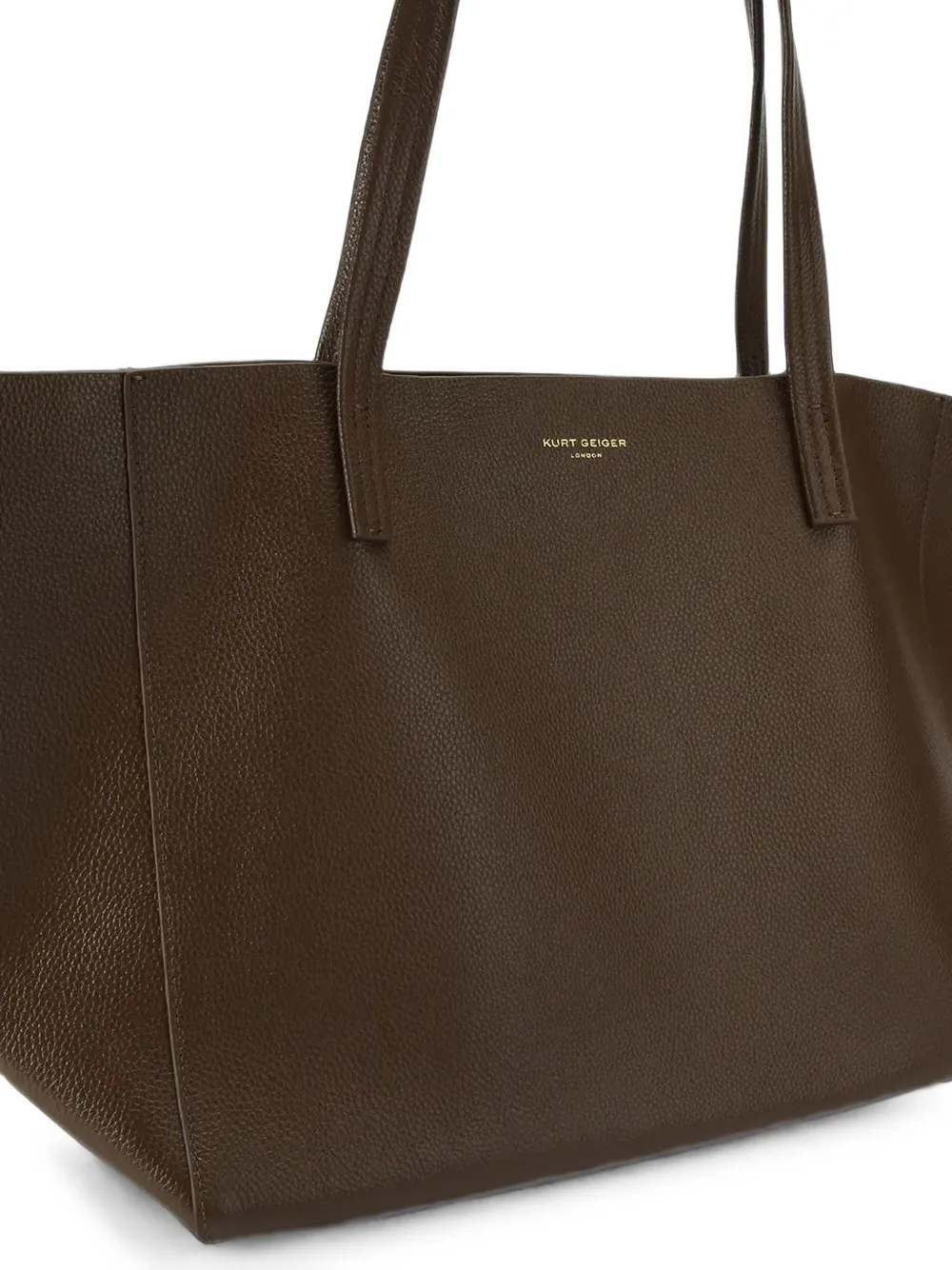 Kurt Geiger London Shopper van bewerkt leer Bruin