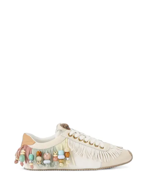 Kurt Geiger London fringed beaded sneakers