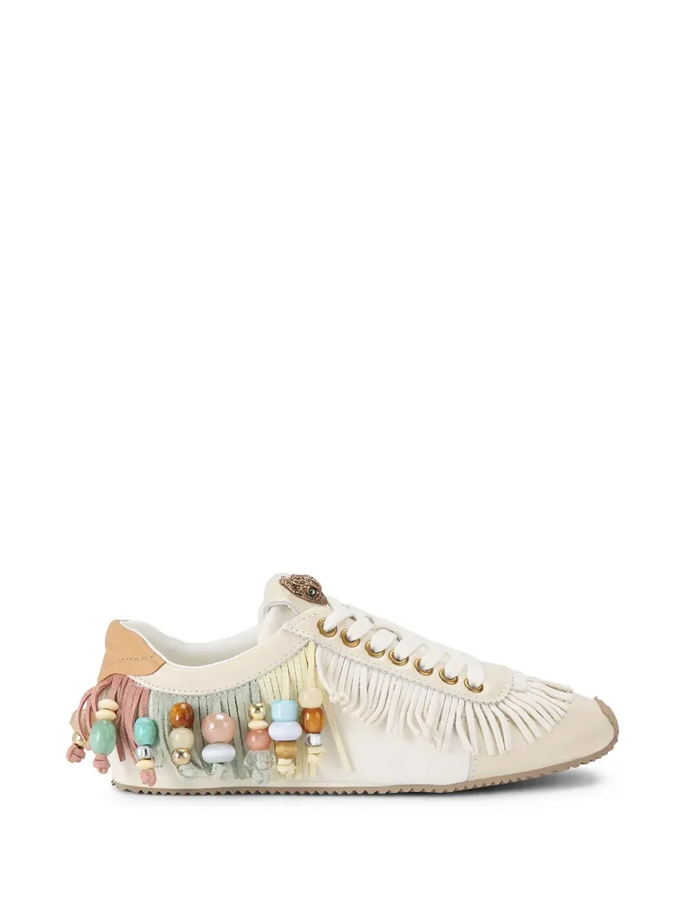 Kurt Geiger London fringed beaded sneakers