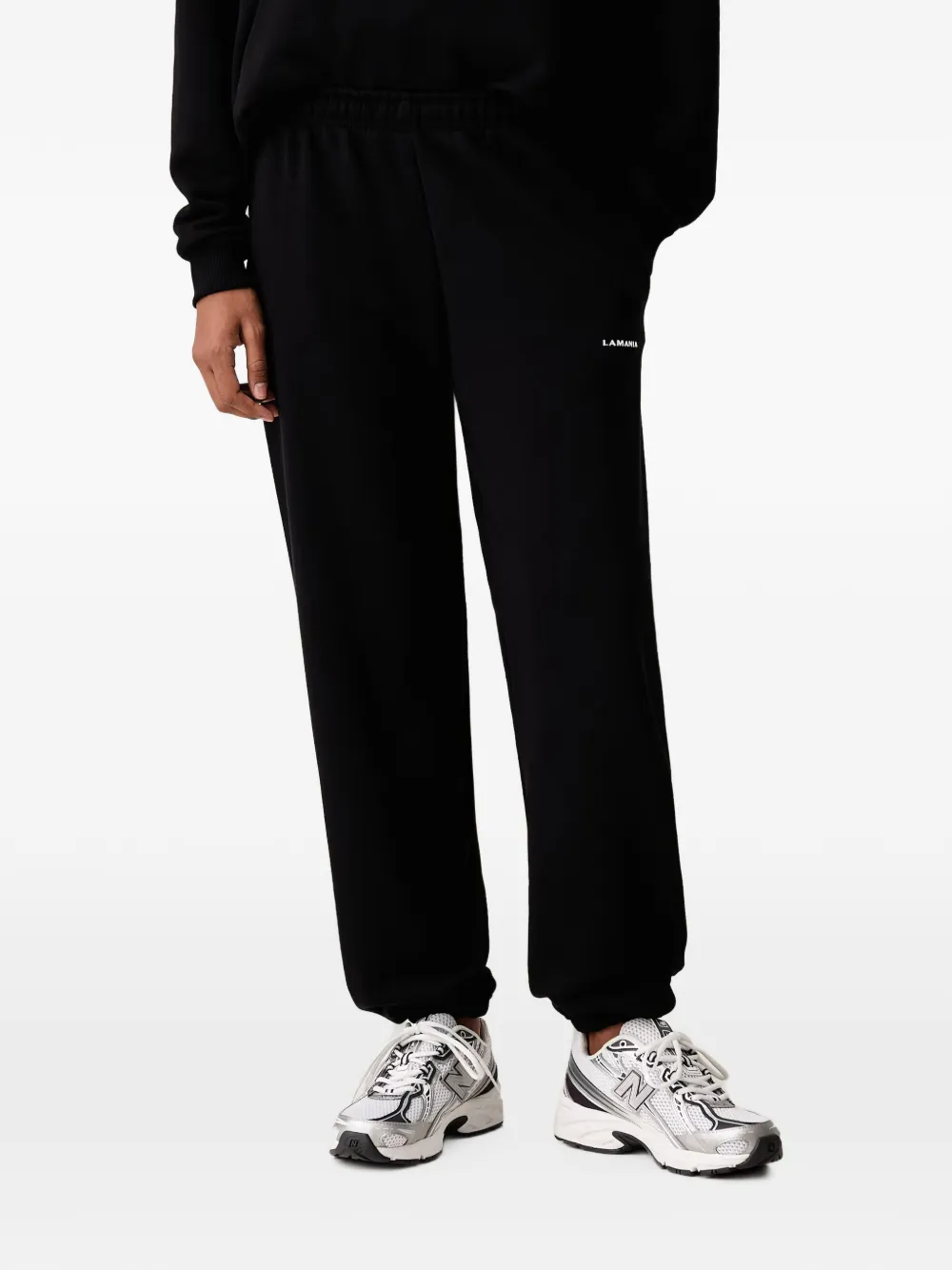 La Mania logo-print track pants - Nero