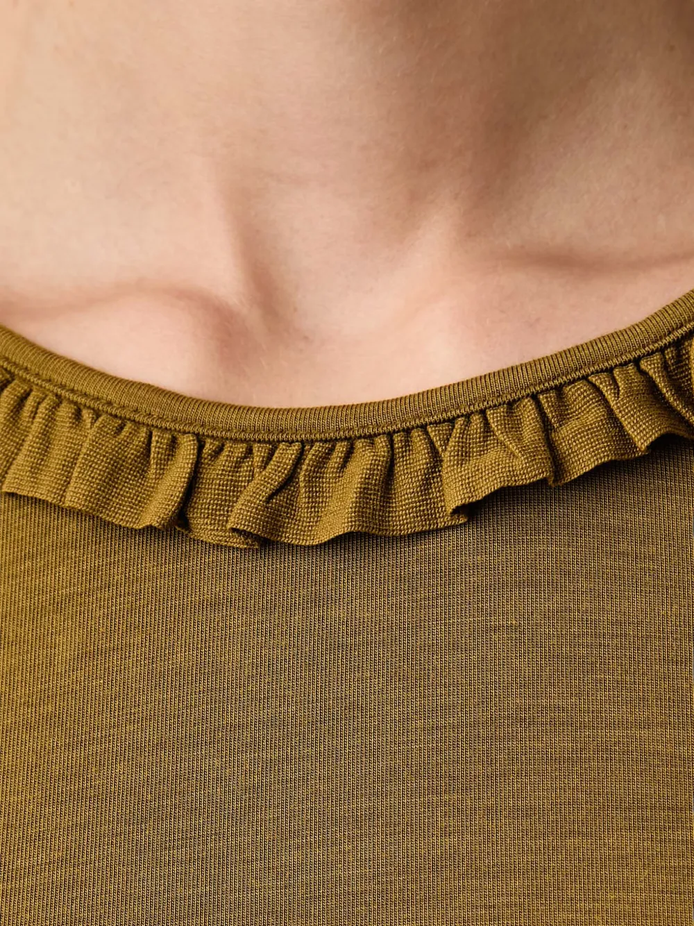 TWINSET Pyjama met ruches en lange mouwen Groen
