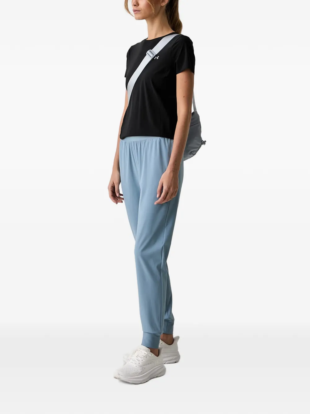 Under Armour Vanish Elite T-shirt met geperforeerde details en logo-print Zwart