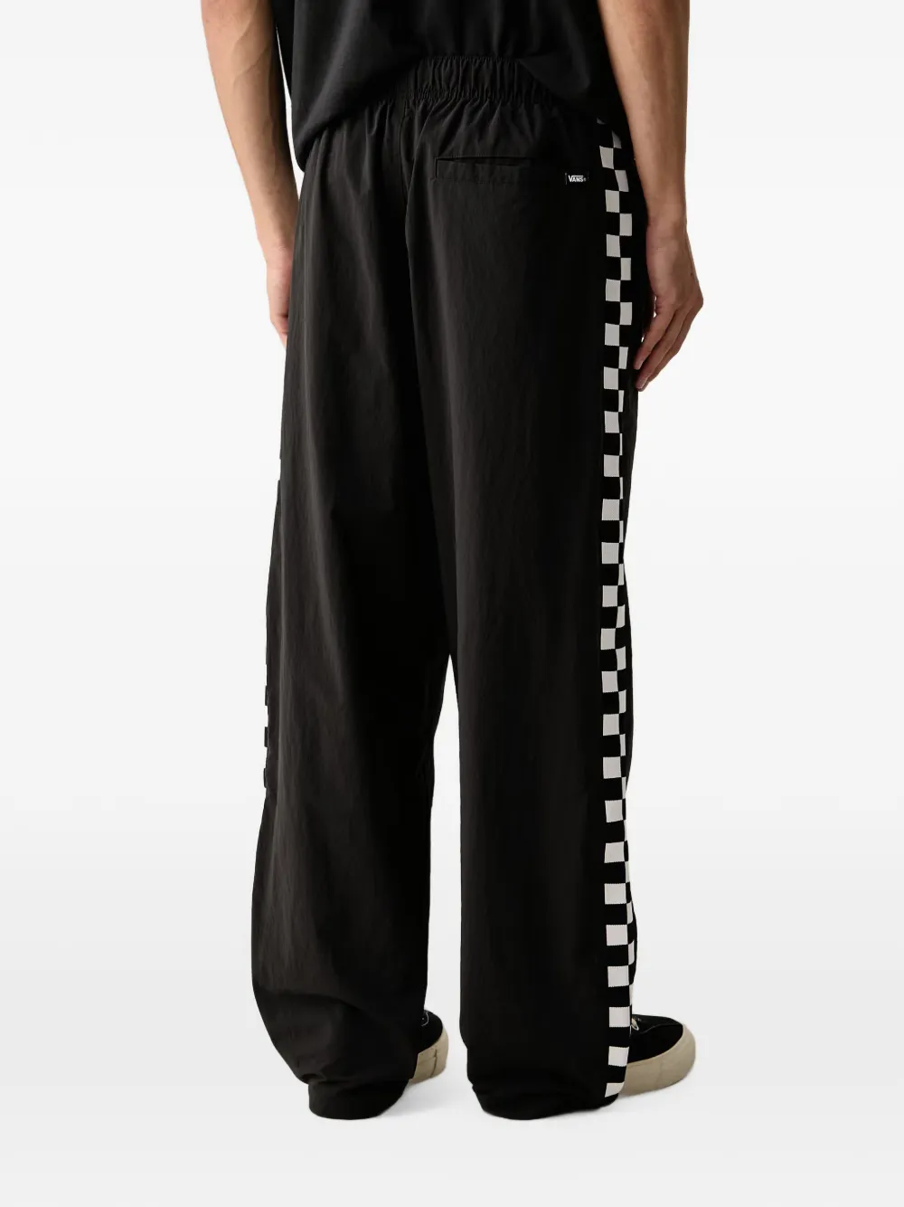 Vans Ronnie trainingsbroek met dambord-print Zwart