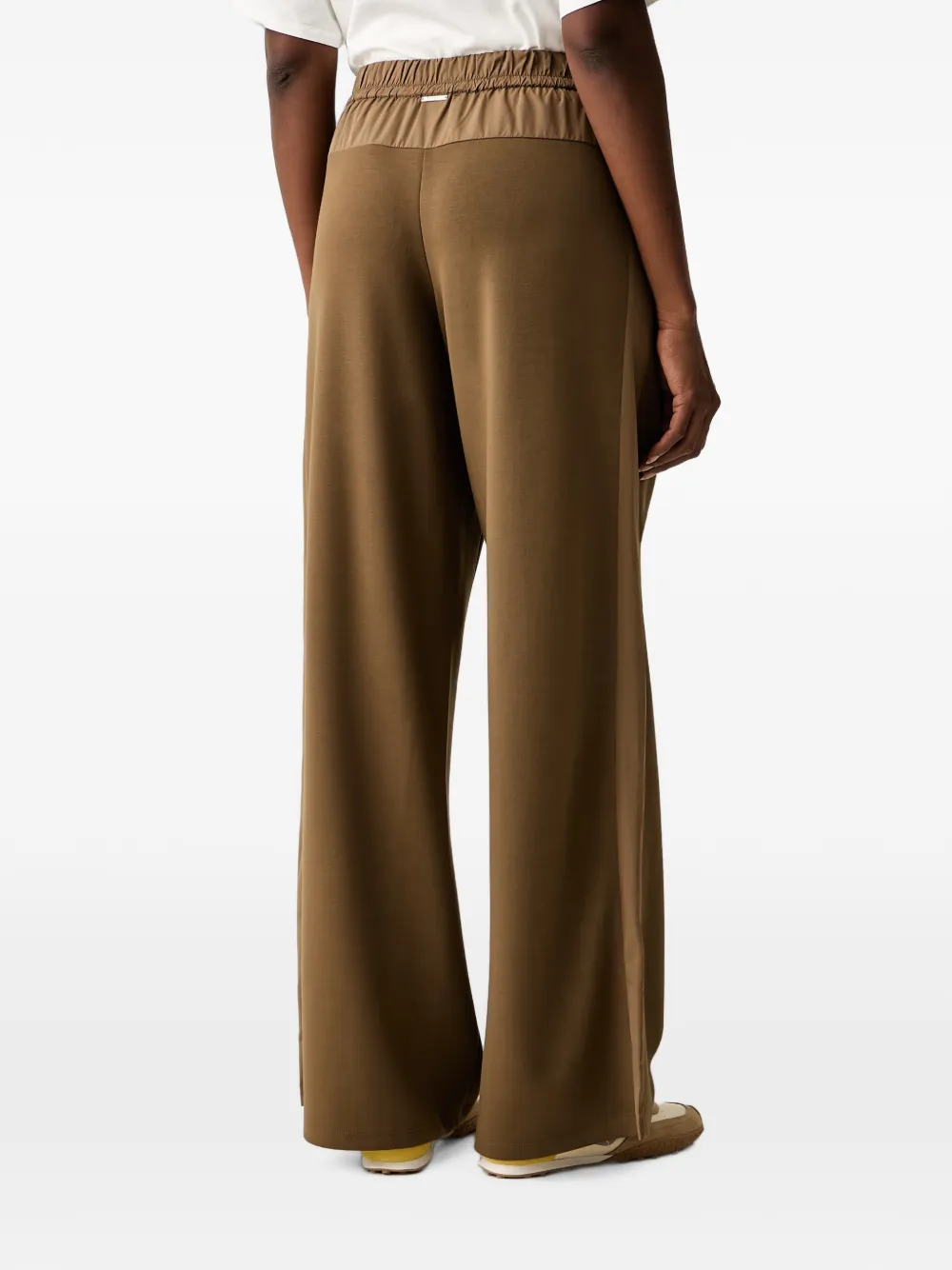 TWINSET Broek met wijde pijpen Bruin