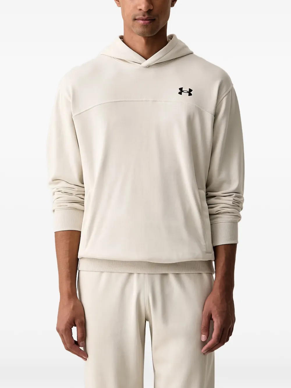 Under Armour UA Rival Lightweight logo-print hoodie - Bianco