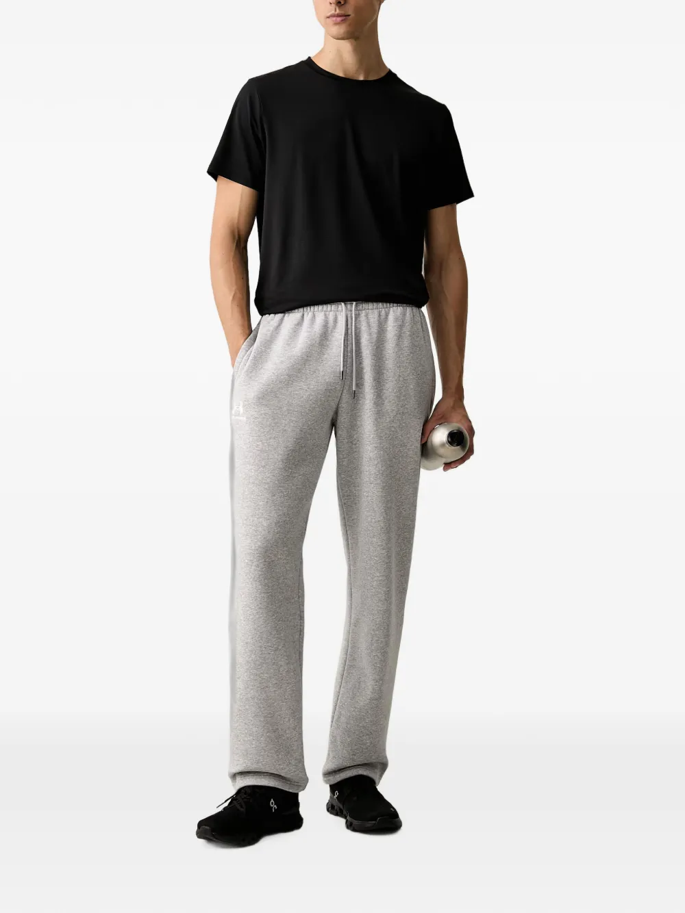 Under Armour Icon Fleece trainingsbroek met geborduurd logo en trekkoord Grijs