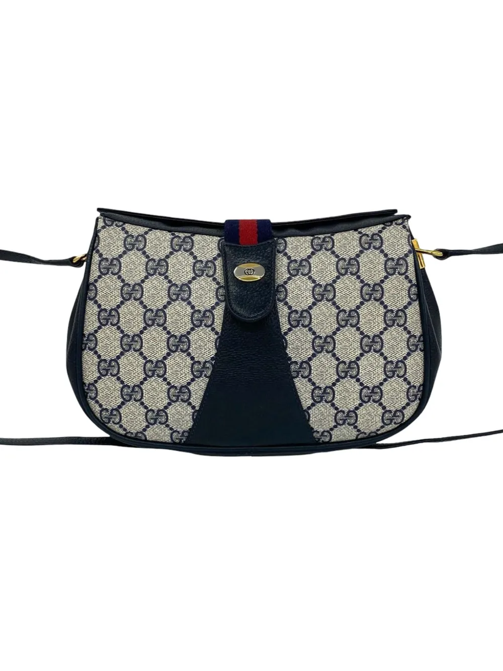 Gucci Pre-Owned 20th Century GG Supreme Web crossbody bag - Toni neutri