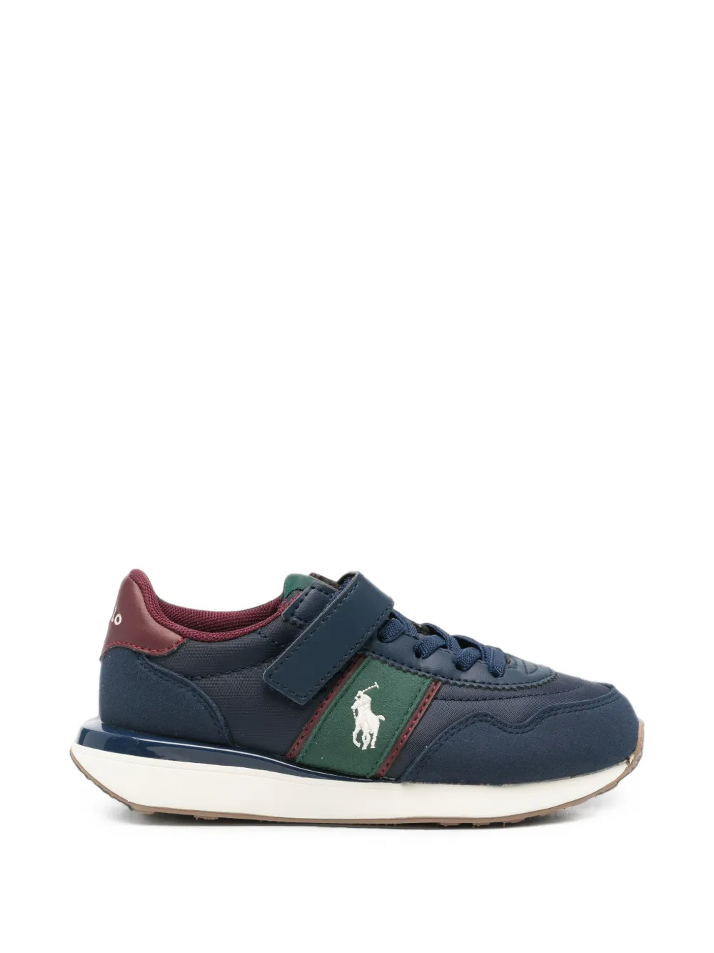 POLO RALPH LAUREN KIDS Train 89 Sport II touch-strap sneakers - Blu
