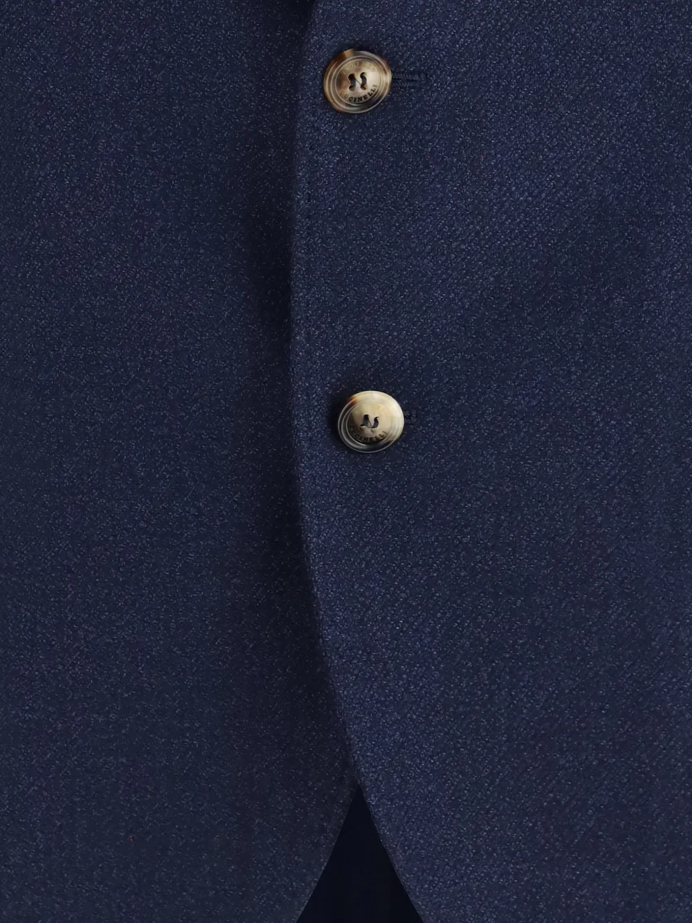 Brunello Cucinelli Jack met enkele rij knopen Blauw