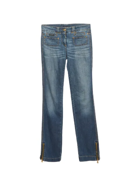 Dolce & Gabbana Pre-Owned low-rise zip-cuff jeans