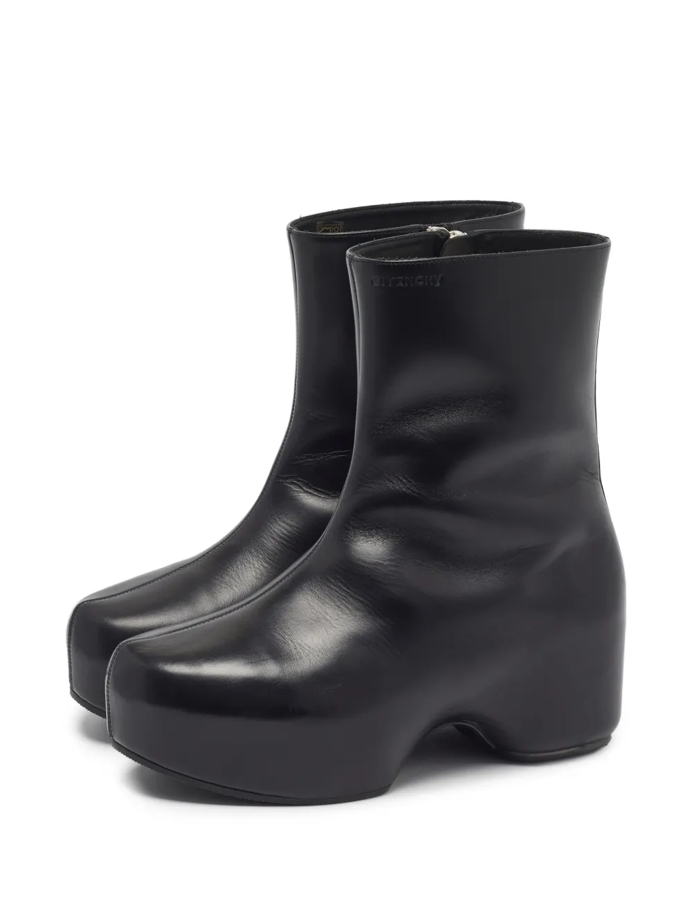 Givenchy Pre-Owned G-Clog platform ankle boots - Schwarz