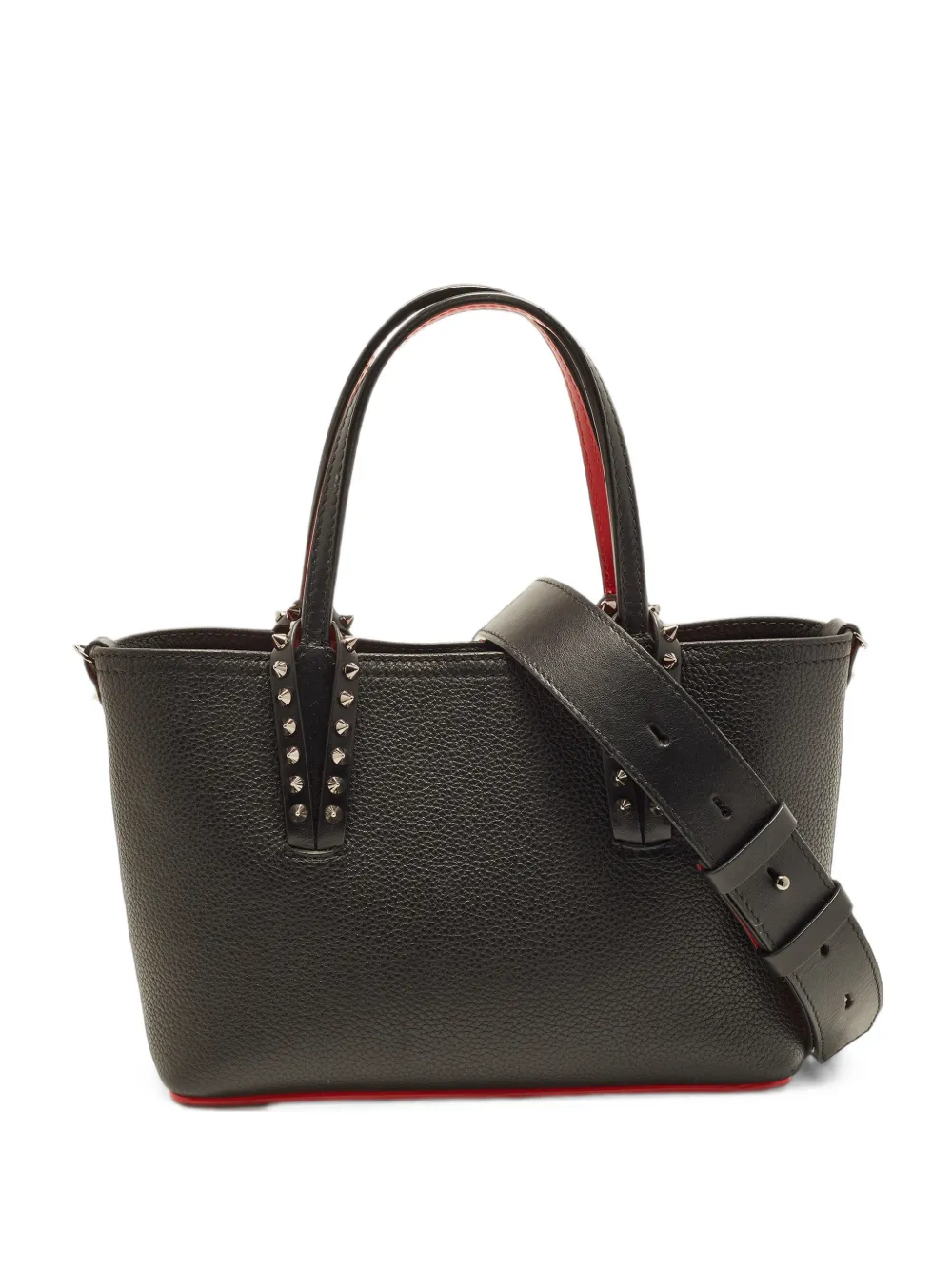 Christian Louboutin Pre-Owned Cabata spike-detail tote bag - Nero