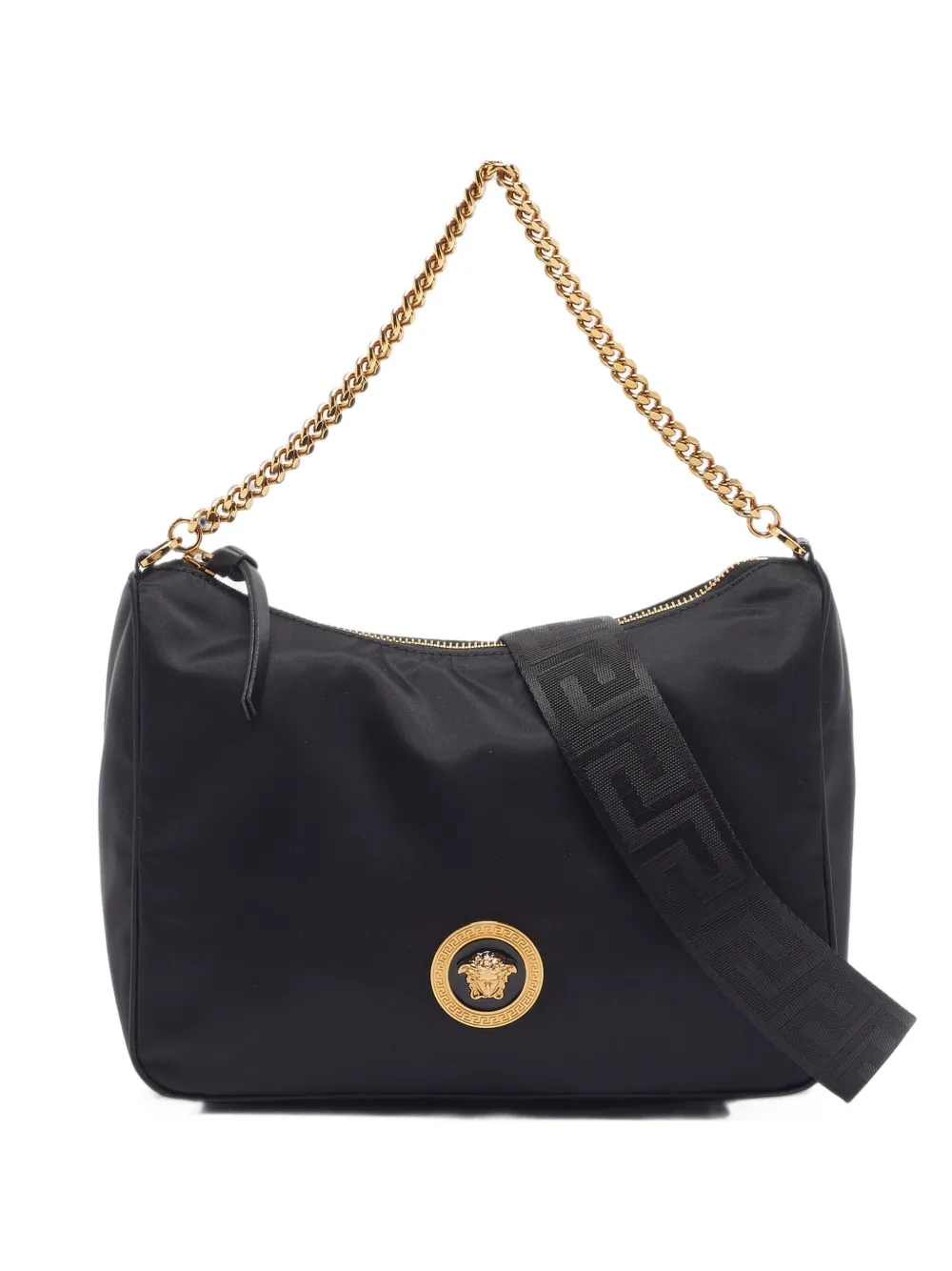 Versace Pre-Owned Medium La Medusa Chain Tote Bag | Black | FARFETCH