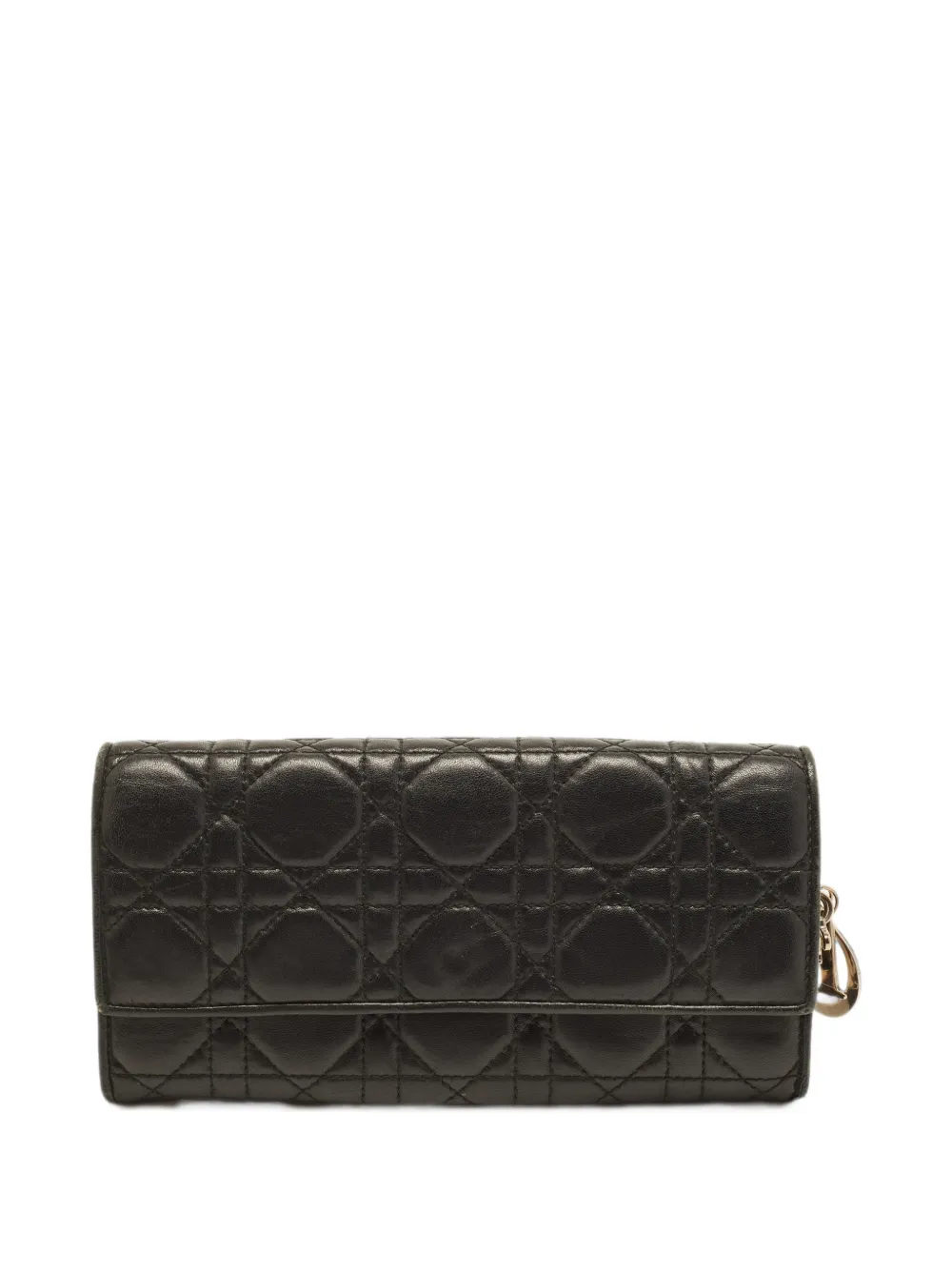 Christian Dior Pre-Owned 2009 Cannage-effect wallet - Schwarz