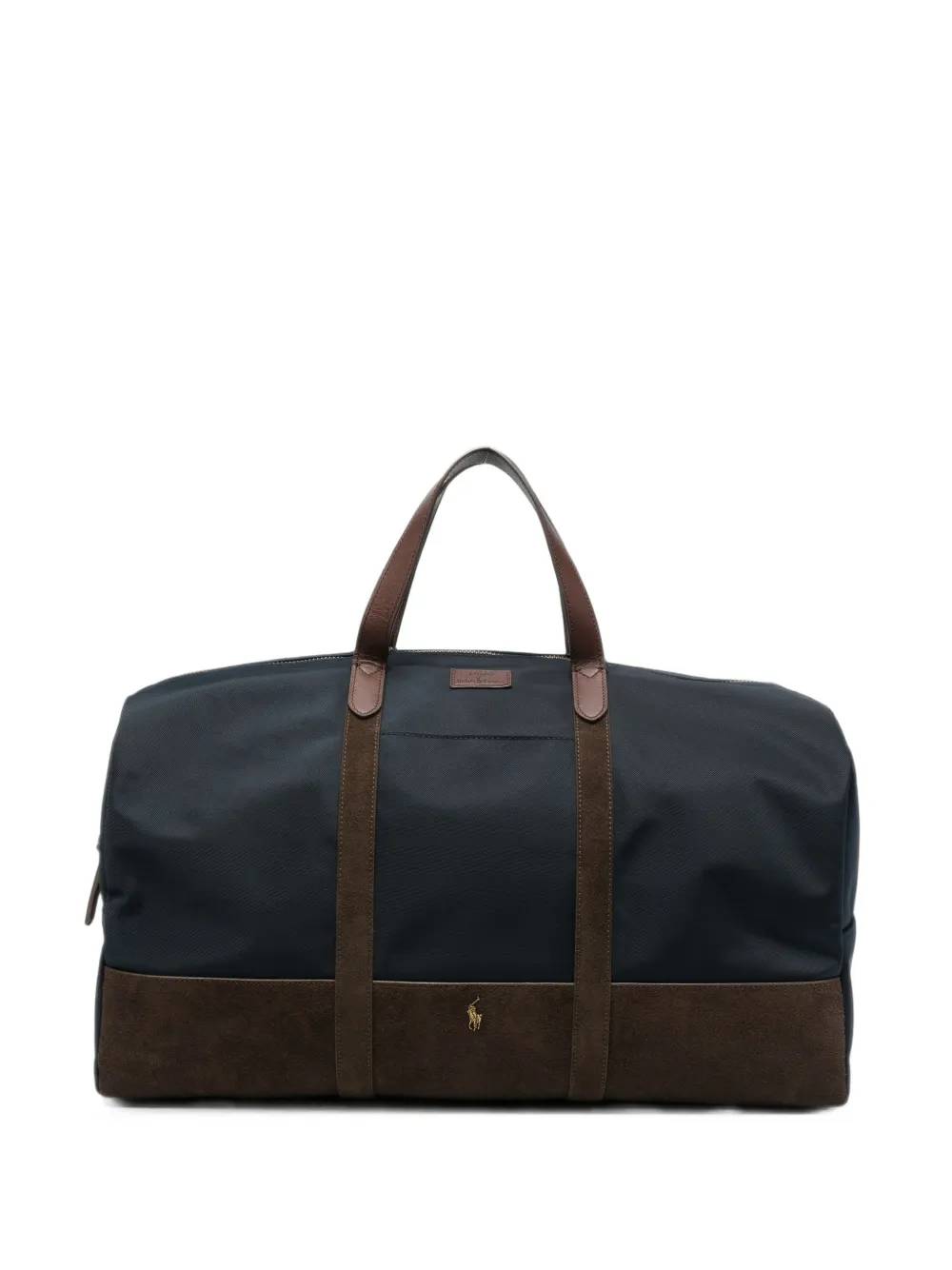 Polo Ralph Lauren logo-embroidered panelled holdall bag