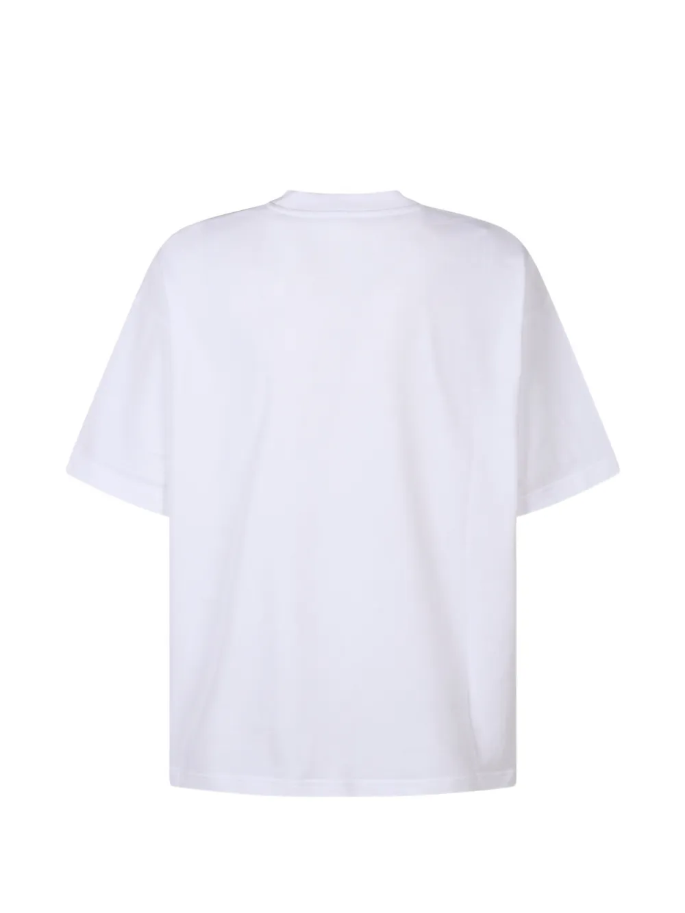 Casablanca Casa Racing T-shirt met logo-patch Wit