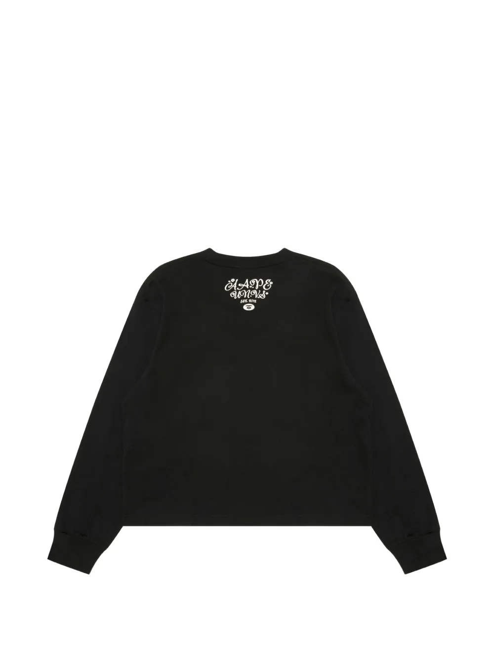 AAPE BY *A BATHING APE AAPEUNVS T-shirt met lange mouwen en grafische print Zwart