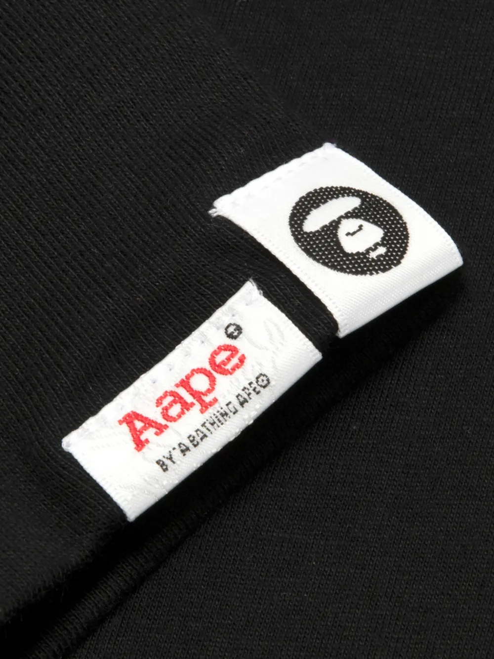 AAPE BY *A BATHING APE AAPEUNVS T-shirt met lange mouwen en grafische print Zwart