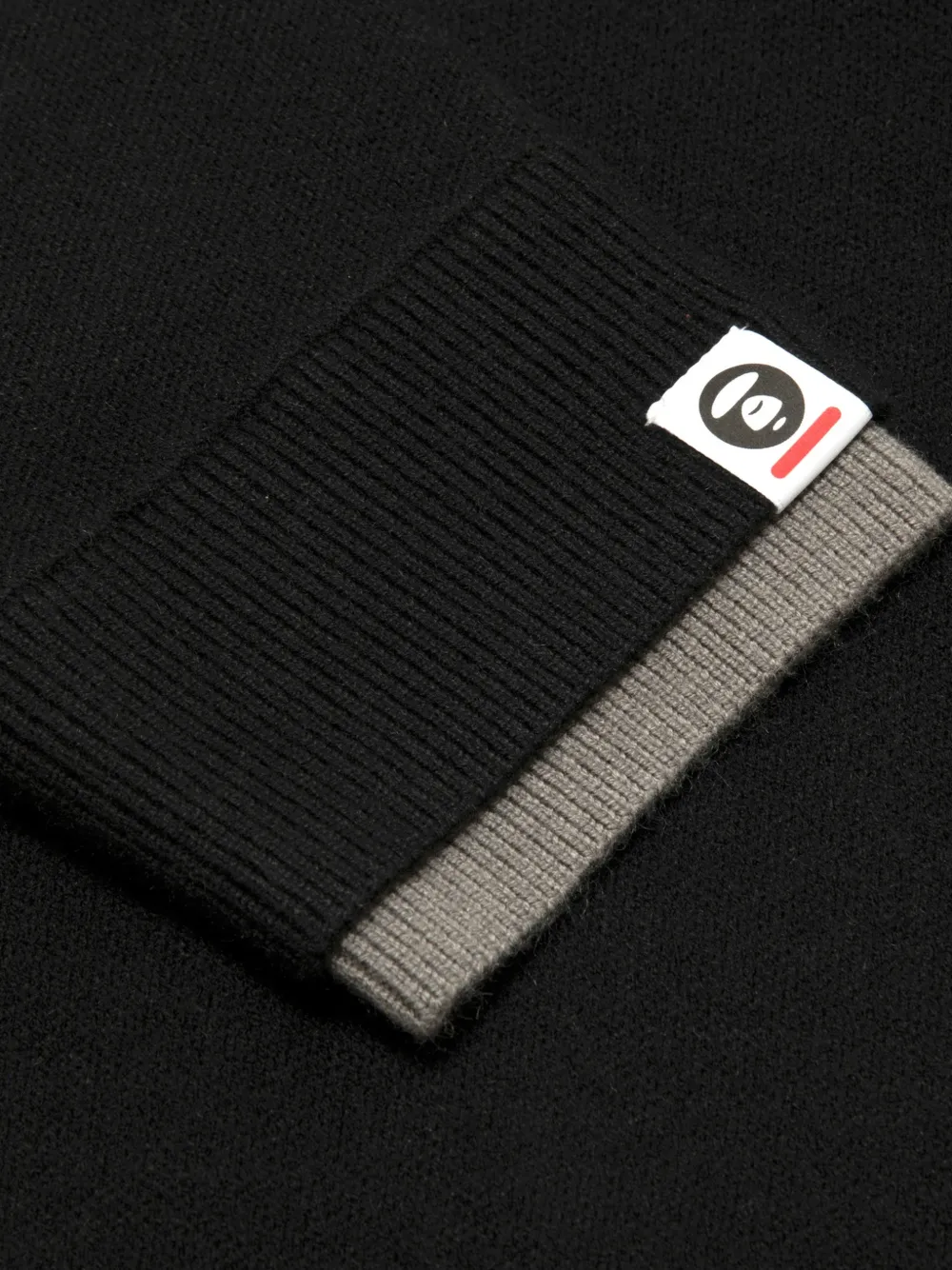 AAPE BY *A BATHING APE Hoodie met logopatch Zwart