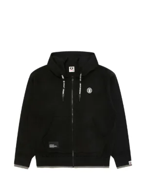 AAPE BY *A BATHING APE® zip-up Hoodie | Black | FARFETCH