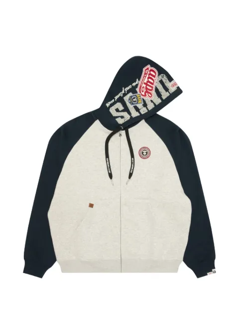 AAPE BY *A BATHING APE® худи с рукавами реглан и логотипом