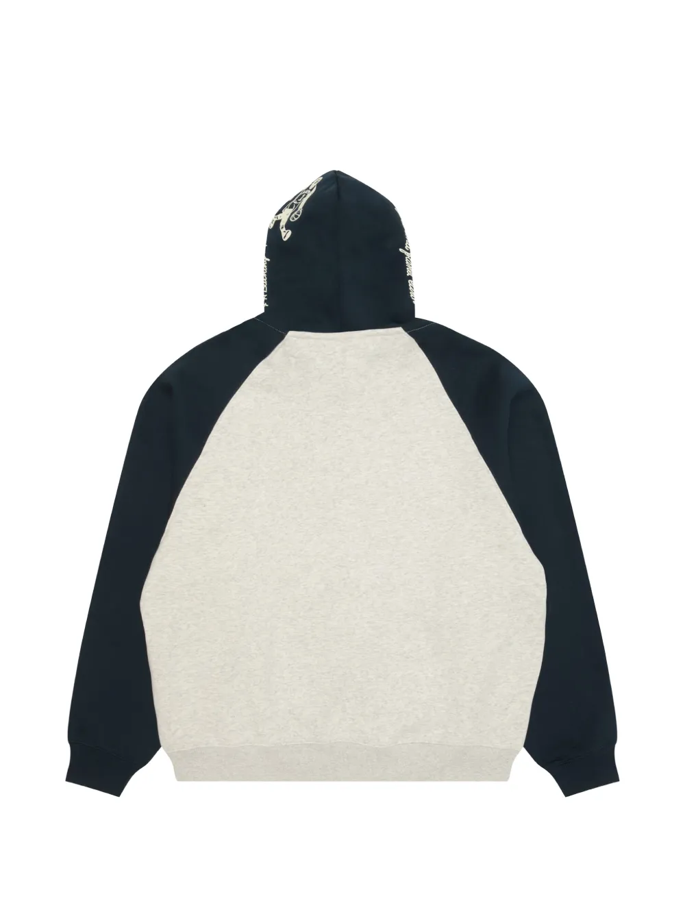 AAPE BY *A BATHING APE Hoodie met logo-patch en raglan mouwen Grijs
