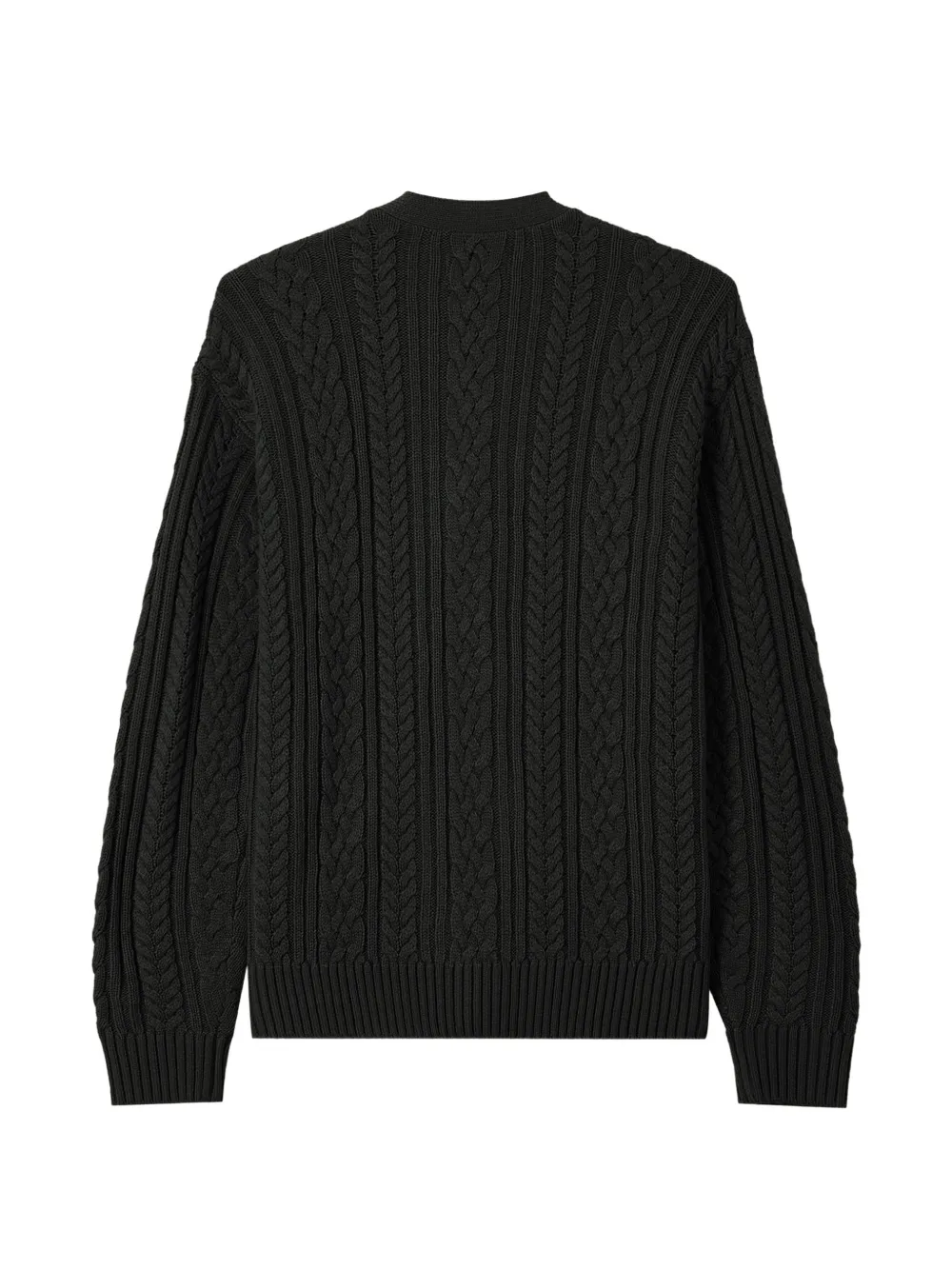 CHOCOOLATE cable-knit cardigan Zwart