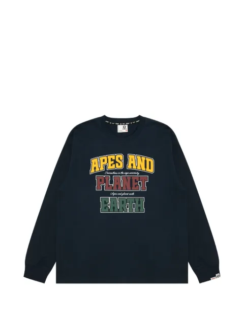 AAPE BY *A BATHING APE® graphic-print long-sleeve T-shirt