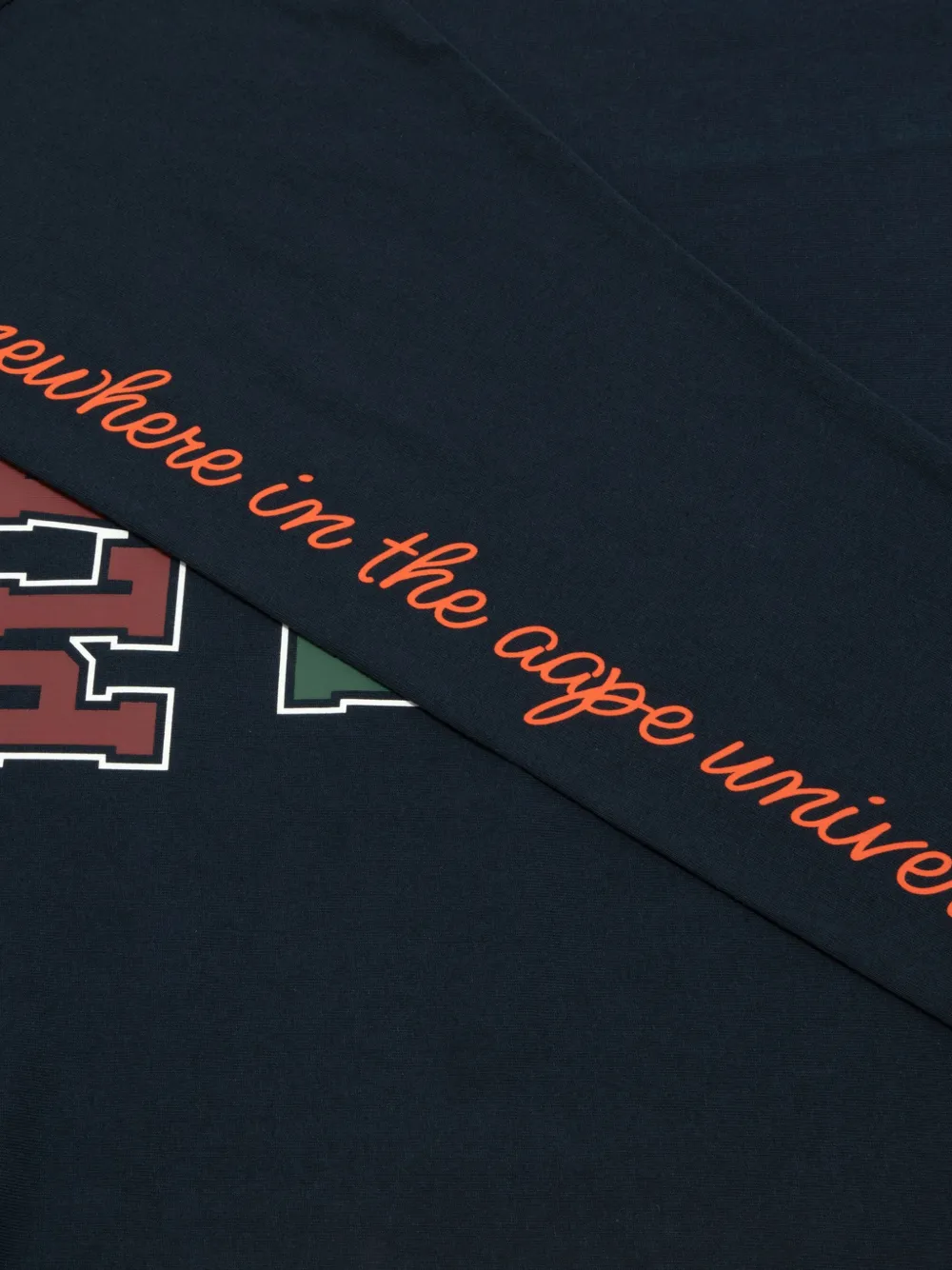 AAPE BY *A BATHING APE T-shirt met print Blauw