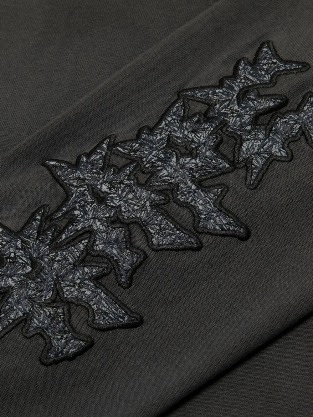 AAPE BY *A BATHING APE T-shirt met geborduurd logo Grijs